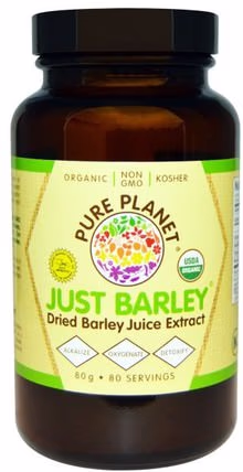 Organic Just Barley, 80 g by Pure Planet, 補品，超級食品，大麥草 HK 香港