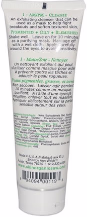 Oily Skin Cleanser, Spearmint Tea, 4 fl oz (118 ml) by Skin By Ann Webb, 健康，粉刺，皮膚型痘痘皮膚，美容，水楊酸 HK 香港