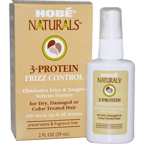 Hobe Labs, 3-Protein Frizz Control, 2 fl oz (59 ml) Review Hobe Labs, 3-Protein Frizz Control, 2 fl oz (59 ml) Review