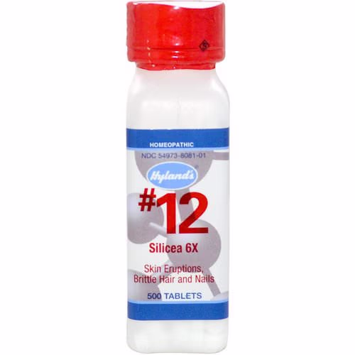 Hyland's, #12, Silicea 6X, 500 Tablets Review