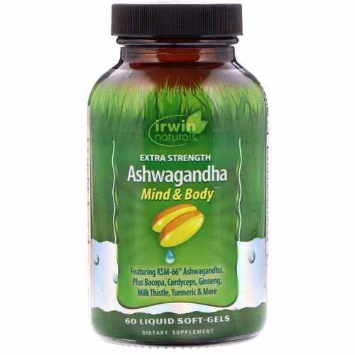 Irwin Naturals, Extra Strength Ashwagandha, 60 Liquid Soft-Gels Review Irwin Naturals, Extra Strength Ashwagandha, 60 Liquid Soft-Gels Review