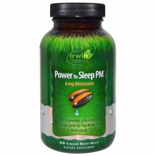 Irwin Naturals, Power to Sleep PM, 6 mg Melatonin, 60 Liquid Soft-Gels Review Irwin Naturals, Power to Sleep PM, 6 mg Melatonin, 60 Liquid Soft-Gels Review