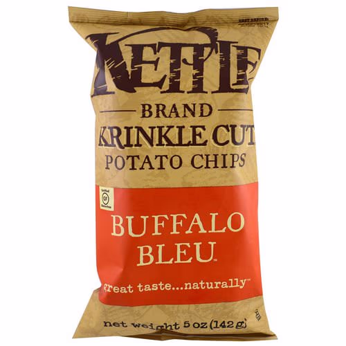 Kettle Foods, Potato Chips, Buffalo Bleu, 5 oz (142 g) Review Kettle Foods, Potato Chips, Buffalo Bleu, 5 oz (142 g) Review