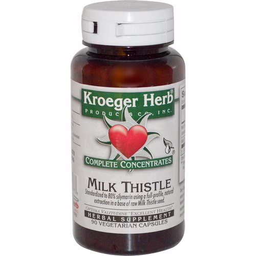 Kroeger Herb Co, Complete Concentrates, Milk Thistle, 90 Veggie Caps Review Kroeger Herb Co, Complete Concentrates, Milk Thistle, 90 Veggie Caps Review