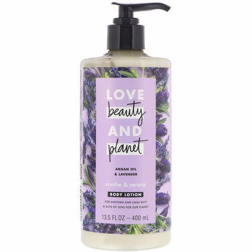 Love Beauty and Planet, Soothe & Serene Body Lotion, Argan Oil & Lavender, 13.5 fl oz (400 ml) Review Love Beauty and Planet, Soothe & Serene Body Lotion, Argan Oil & Lavender, 13.5 fl oz (400 ml) Review