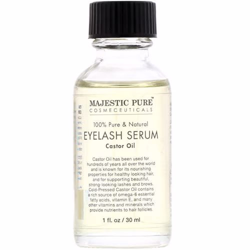 Majestic Pure, Eyelash Serum, 100% Pure & Natural, Castor Oil, 1 fl oz (30 ml) Review Majestic Pure, Eyelash Serum, 100% Pure & Natural, Castor Oil, 1 fl oz (30 ml) Review