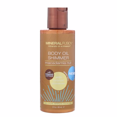 Mineral Fusion, Body Oil Shimmer, Bronze Shimmer, 3 fl oz (88 ml) Review