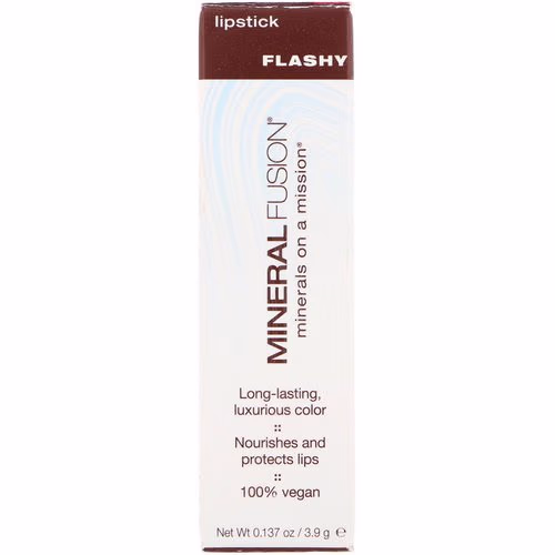 Mineral Fusion, Lip Stick, Flashy, 0.137 oz (3.9 g) Review