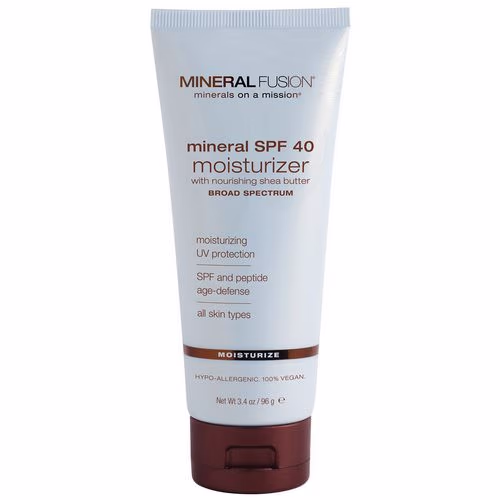 Mineral Fusion, Mineral SPF 40 Moisturizer, Moisturize, 3.4 oz (96 g) Review