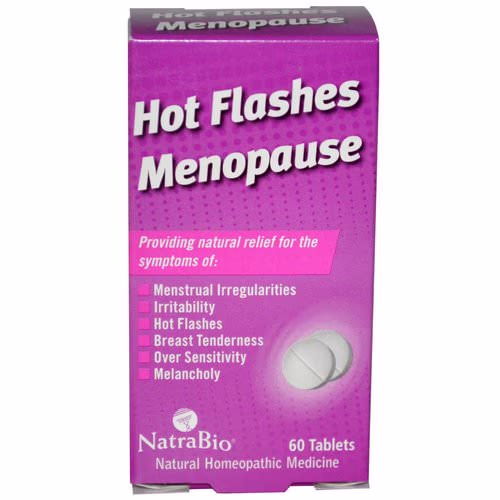 NatraBio, Hot Flashes Menopause, 60 Tablets Review NatraBio, Hot Flashes Menopause, 60 Tablets Review