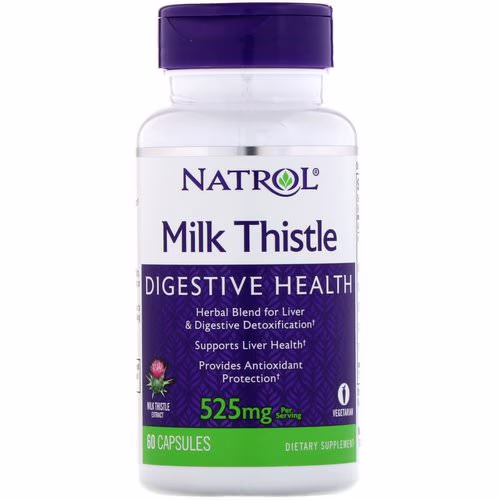 Natrol, Milk Thistle, 525 mg, 60 Capsules Review Natrol, Milk Thistle, 525 mg, 60 Capsules Review