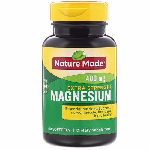 Nature Made, Magnesium, Extra Strength, 400 mg, 60 Softgels Review Nature Made, Magnesium, Extra Strength, 400 mg, 60 Softgels Review