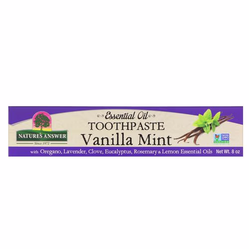 Nature's Answer, Essential Oil Toothpaste, Vanilla Mint, 8 oz Review Nature's Answer, Essential Oil Toothpaste, Vanilla Mint, 8 oz Review