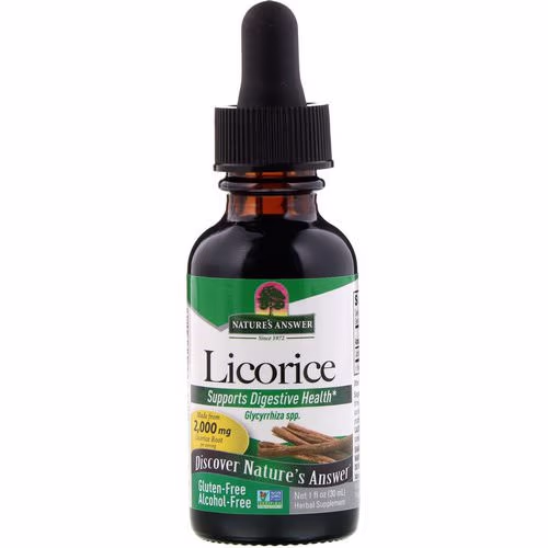 Nature's Answer, Licorice, Alcohol Free, 2,000 mg, 1 fl oz (30 ml) Review Nature's Answer, Licorice, Alcohol Free, 2,000 mg, 1 fl oz (30 ml) Review