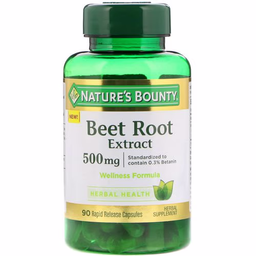 Nature's Bounty, Beet Root Extract, 500 mg, 90 Rapid Release Capsules Review Nature's Bounty, Beet Root Extract, 500 mg, 90 Rapid Release Capsules Review