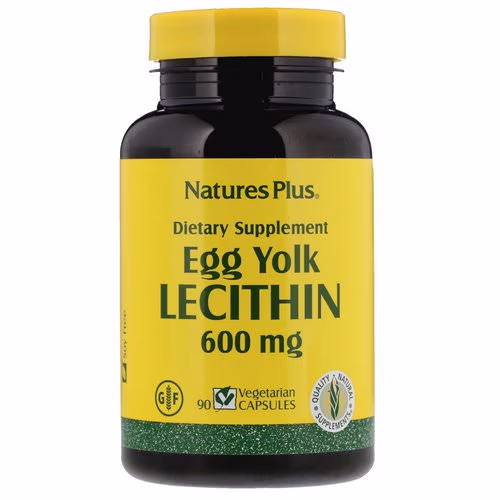 Nature's Plus, Egg Yolk Lecithin, 600 mg, 90 Vegetarian Capsules Review Nature's Plus, Egg Yolk Lecithin, 600 mg, 90 Vegetarian Capsules Review