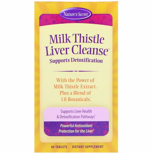 Nature's Secret, Milk Thistle Liver Cleanse, 60 Tablets Review Nature's Secret, Milk Thistle Liver Cleanse, 60 Tablets Review