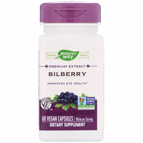 Nature's Way, Bilberry Extract, Eye Health, 60 Veggie Caps Review Nature's Way, Bilberry Extract, Eye Health, 60 Veggie Caps Review