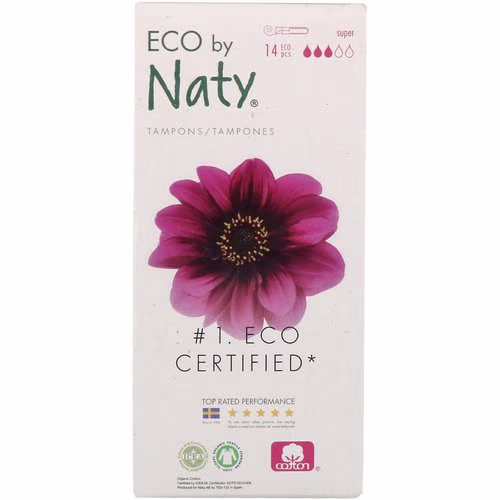 Naty, Tampons with Applicator, Super, 14 Eco Pieces Review Naty, Tampons with Applicator, Super, 14 Eco Pieces Review
