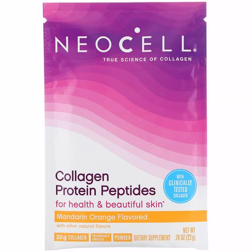 Neocell, Collagen Protein Peptides, Mandarin Orange, .78 oz (22 g) Review