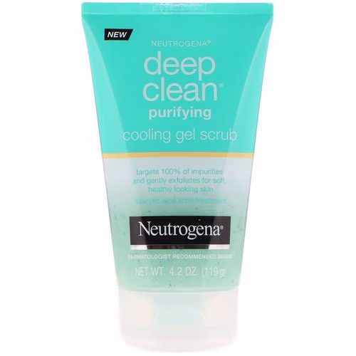 Neutrogena, Deep Clean, Purifying, Cooling Gel Scrub, 4.2 oz (119 g) Review