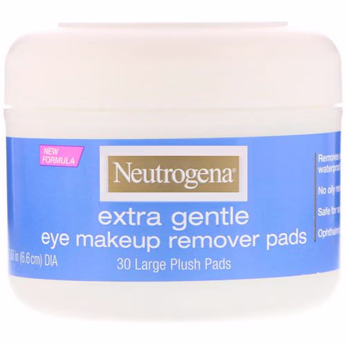 Neutrogena, Extra Gentle, Eye Makeup Remover Pads, 30 Large Plush Pads Review