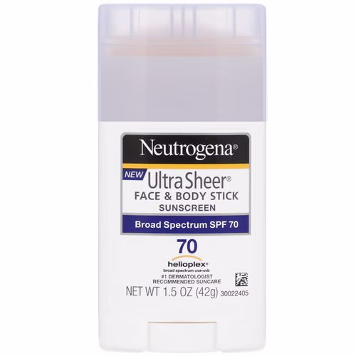Neutrogena, Ultra Sheer Face & Body Stick, Sunscreen, SPF 70, 1.5 oz (42 g) Review