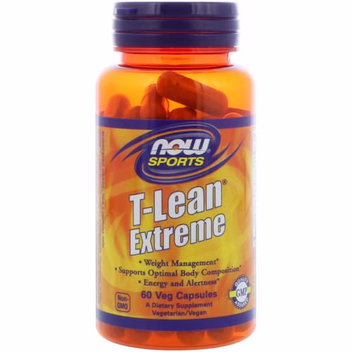 Now Foods, Sports, T-Lean Extreme, 60 Veg Capsules Review