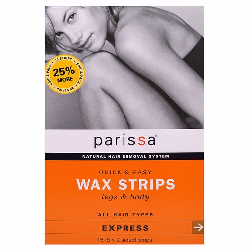 Parissa, Natural Hair Removal System, Wax Strips, Legs & Body, 16 (8 Two-Sided) Strips Review Parissa, Natural Hair Removal System, Wax Strips, Legs & Body, 16 (8 Two-Sided) Strips Review