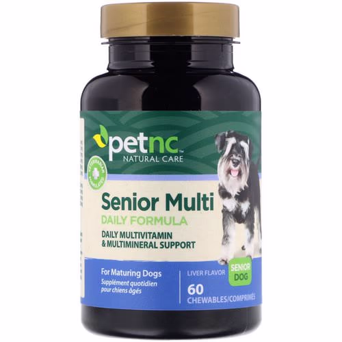 petnc NATURAL CARE, Senior Multi Daily Formula, Senior Dog, Liver Flavor, 60 Chewables Review petnc NATURAL CARE, Senior Multi Daily Formula, Senior Dog, Liver Flavor, 60 Chewables Review