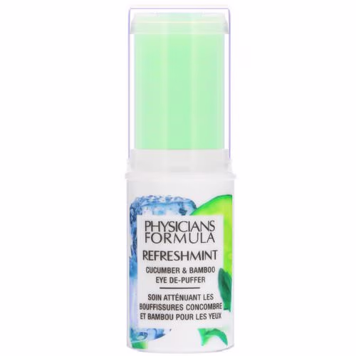 Physicians Formula, RefreshMint, Cucumber & Bamboo Eye De-Puffer, 0.45 oz (12.8 g) Review