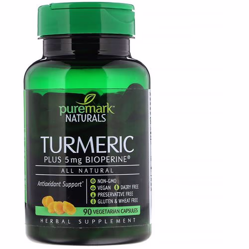 PureMark Naturals, Turmeric, 90 Vegetarian Capsules Review PureMark Naturals, Turmeric, 90 Vegetarian Capsules Review