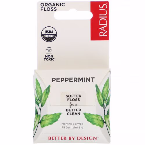 RADIUS, Organic Peppermint Floss, 55 yds (50 m) Review RADIUS, Organic Peppermint Floss, 55 yds (50 m) Review