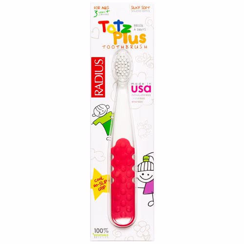 RADIUS, Totz Plus Toothbrush, 3+ Years, White/Pink Coral, 1 Toothbrush Review RADIUS, Totz Plus Toothbrush, 3+ Years, White/Pink Coral, 1 Toothbrush Review