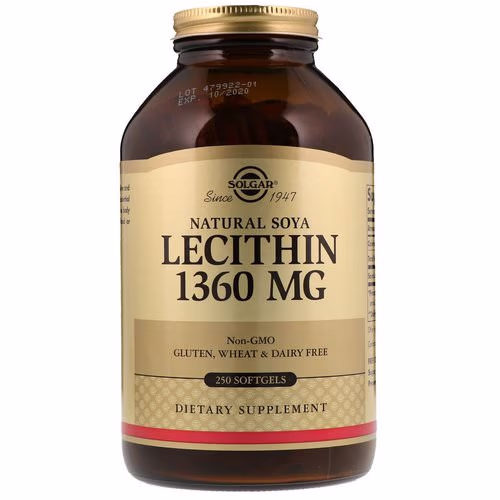 Solgar, Natural Soya Lecithin, 1,360 mg, 250 Softgels Review Solgar, Natural Soya Lecithin, 1,360 mg, 250 Softgels Review