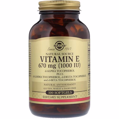Solgar, Naturally Sourced Vitamin E, 1,000 IU, 100 Softgels Review
