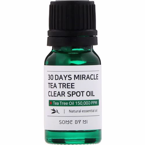 Some By Mi, 30 Days Miracle Tea Tree Clear Spot Oil, 10 ml Review Some By Mi, 30 Days Miracle Tea Tree Clear Spot Oil, 10 ml Review
