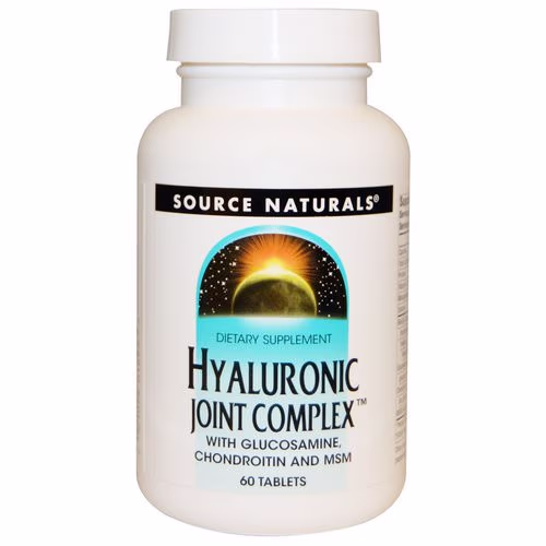 Source Naturals, Hyaluronic Joint Complex, 60 Tablets Review