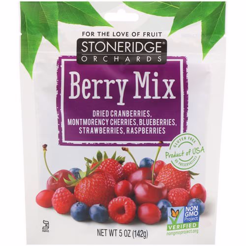 Stoneridge Orchards, Berry Mix, Whole Dried Mixed Berries, 5 oz (142 g) Review Stoneridge Orchards, Berry Mix, Whole Dried Mixed Berries, 5 oz (142 g) Review