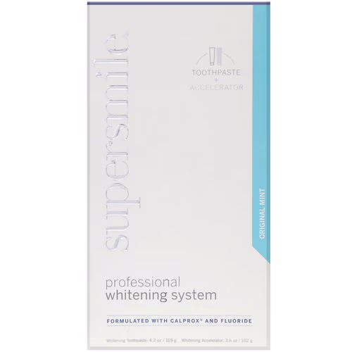 Supersmile, Professional Whitening System, Toothpaste + Accelerator, Original Mint, 7.8 oz (221 g) Review Supersmile, Professional Whitening System, Toothpaste + Accelerator, Original Mint, 7.8 oz (221 g) Review