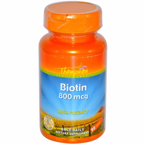Thompson, Biotin, 800 mcg, 90 Tablets Review Thompson, Biotin, 800 mcg, 90 Tablets Review
