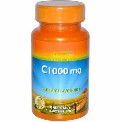Thompson, C1000 mg, 60 Capsules Review Thompson, C1000 mg, 60 Capsules Review