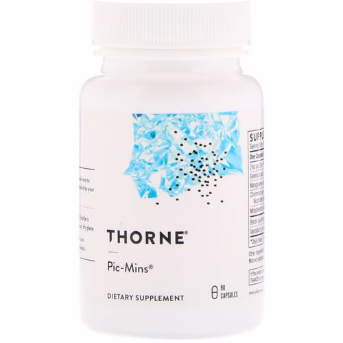Thorne Research, Pic-Mins, 90 Capsules Review
