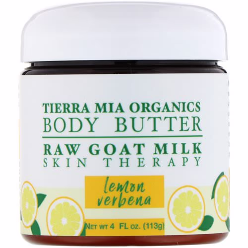 Tierra Mia Organics, Body Butter, Raw Goat Milk, Skin Therapy, Lemon Verbena, 4 fl oz (113 g) Review Tierra Mia Organics, Body Butter, Raw Goat Milk, Skin Therapy, Lemon Verbena, 4 fl oz (113 g) Review