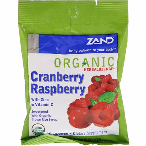 Zand, Organic Herbalozenge, Cranberry Raspberry, 18 Lozenges Review Zand, Organic Herbalozenge, Cranberry Raspberry, 18 Lozenges Review