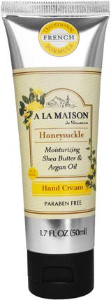 Hand Cream, Honeysuckle, 1.7 oz (50 ml) by A La Maison de Provence, 洗澡，美容，護手霜 HK 香港