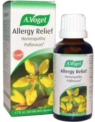 Allergy Relief, Homeopathic Pollinosan, 1.7 fl oz (50 ml) by A Vogel, 補品，順勢療法，過敏，過敏 HK 香港