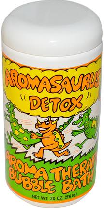 Aromasaurus Detox Aroma Therapy Bubble Bath For Children, 20 oz (566 g) by Abra Therapeutics, 洗澡，美容，泡泡浴鹽 HK 香港