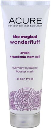 The Magical Wonderfluff, Argan Plus Gardenia Stem Cell, 1.4 fl oz (41 ml) by Acure Organics, 美容，面部護理，皮膚，面膜 HK 香港