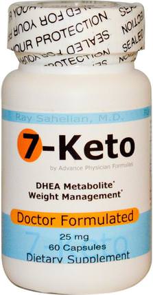 7-Keto, 25 mg, 60 Capsules by Advance Physician Formulas, 補品，7-酮，健康，飲食 HK 香港